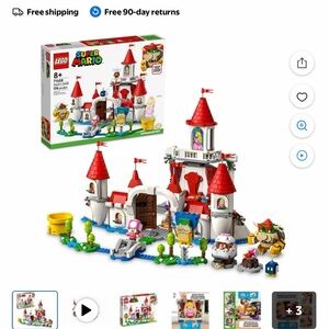 Lot 2 LEGO: Super Mario Princess Peach’s Castle Expansion, Peach Starter